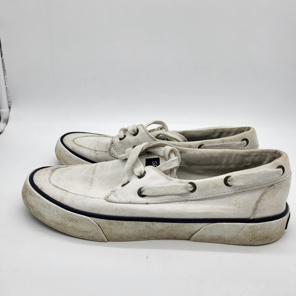 Sperry | white Pier Boat Shoes women's 7